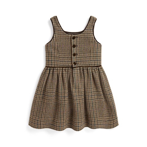 Детские платья Ralph Lauren Wool-Blend Tweed Dress