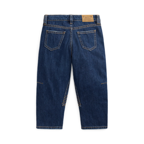 Ralph Lauren Curved Tapered Cotton Denim Jean