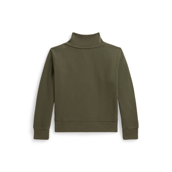 Cruise Olive Quarter-Zip Fleece Pullover Girls 2-6x 2