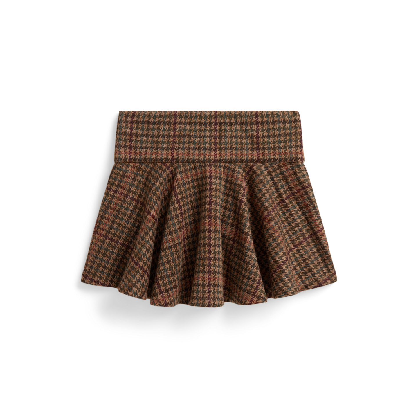 Детская юбка-шорты Ralph Lauren Plaid Double-Knit Skort, цвет: Tweed — фото 1