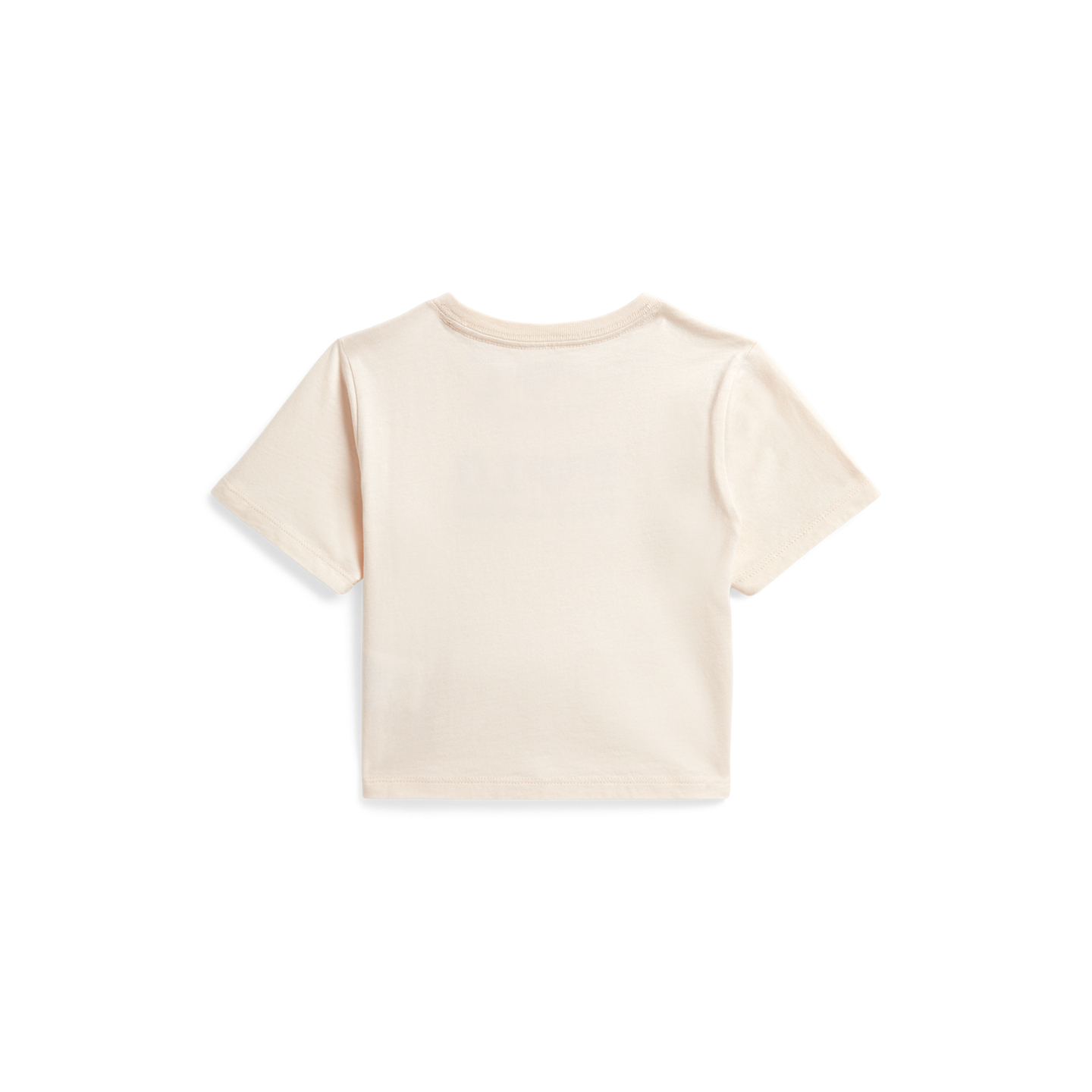 Детская футболка Ralph Lauren Logo Cotton Jersey, цвет: Кремовый — фото 1