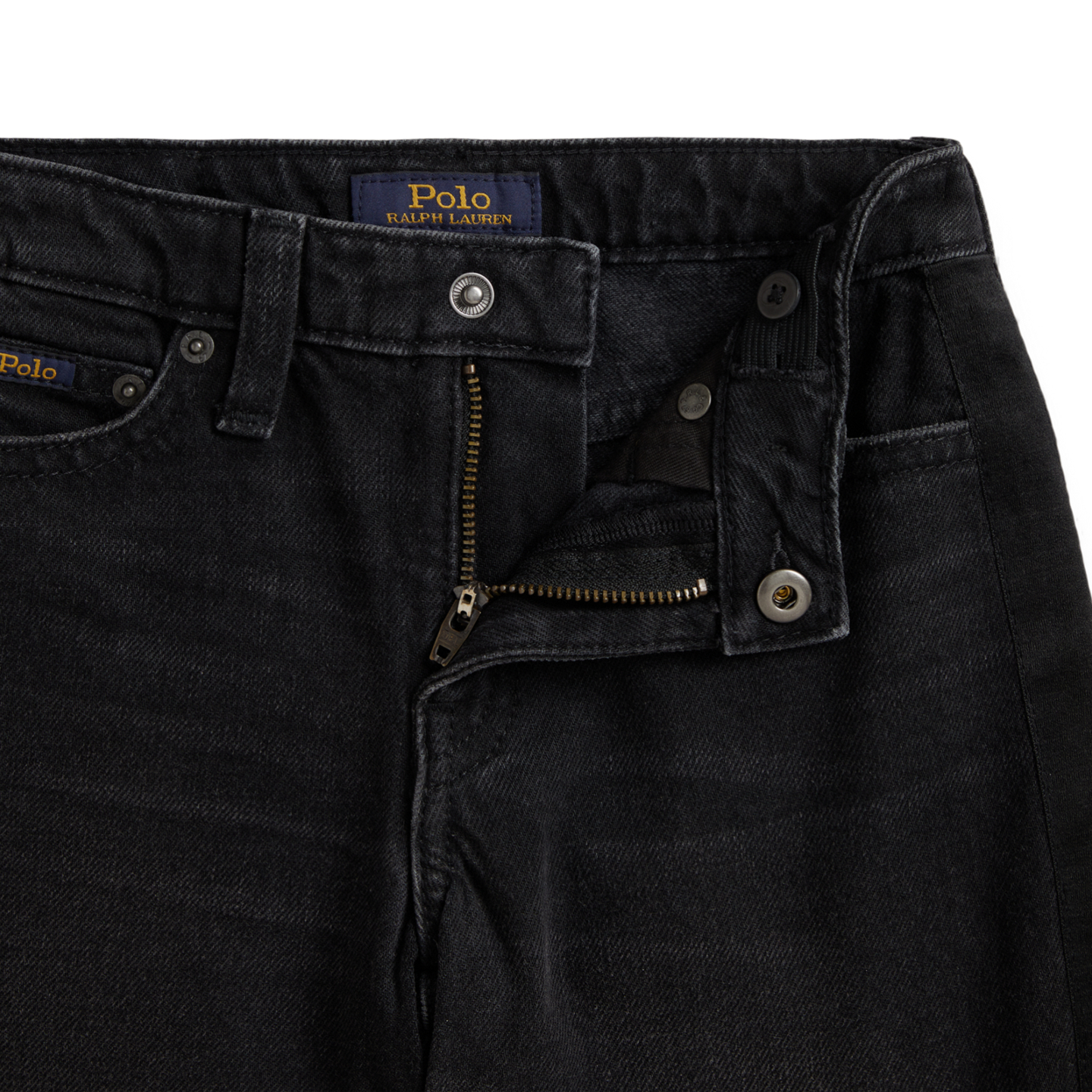 Джинсы Ralph Lauren Curved Tapered Cotton Denim Jean, цвет: Варёный — фото 5