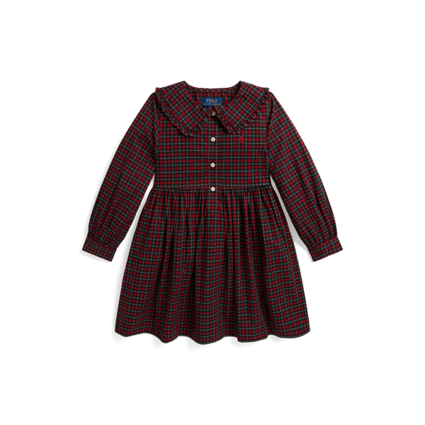 Plaid Cotton Poplin Shirtdress