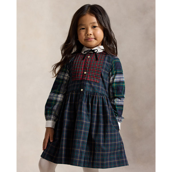 Robe-chemise fantaisie motif &eacute;cossais
