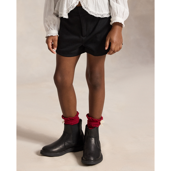 Satin-Trim Tuxedo Short