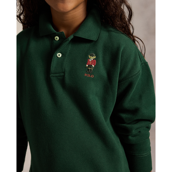 Fleecekleid mit Faltenrock und Polo&nbsp;Bear