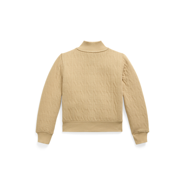 Quilted Cable-Motif Jacket