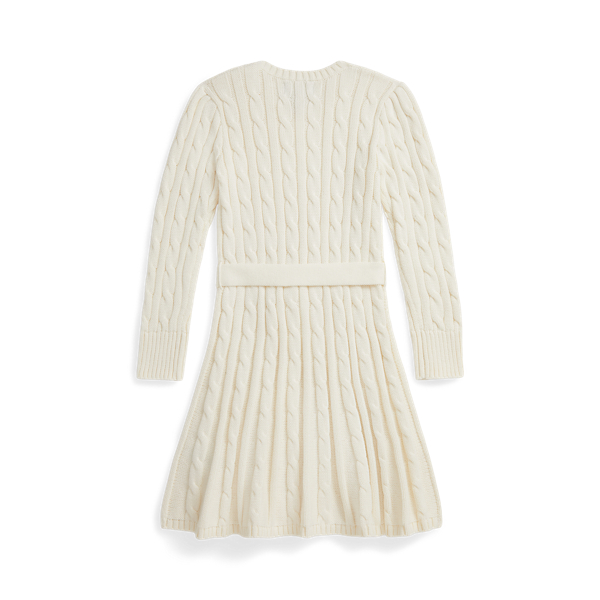 Cable-Knit Cotton Jumper Dress