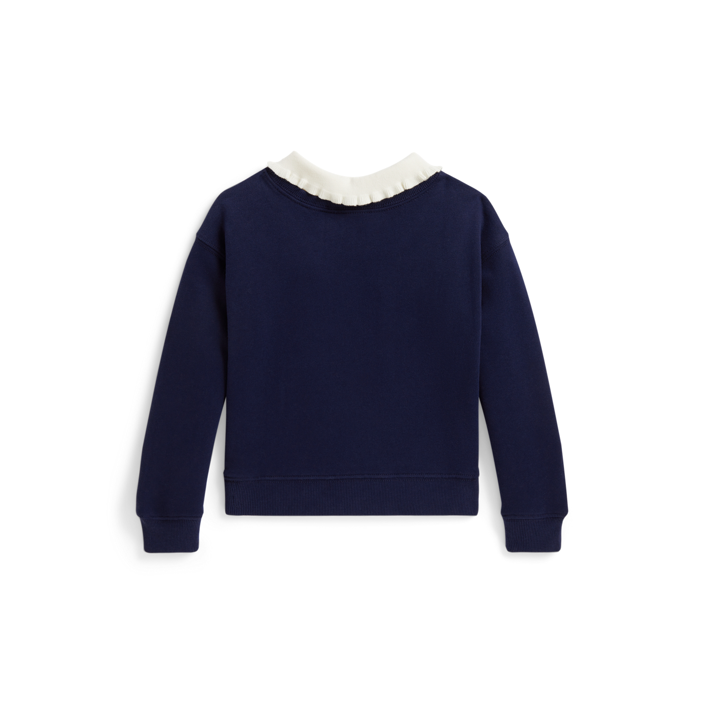 Детская толстовка Ralph Lauren Collared Fleece, цвет: Тёмно-синий — фото 1