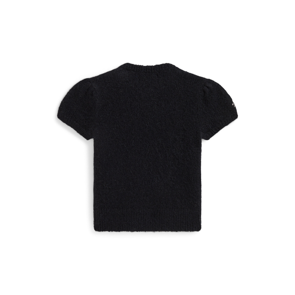 Wool-Blend Short-Sleeve Jumper