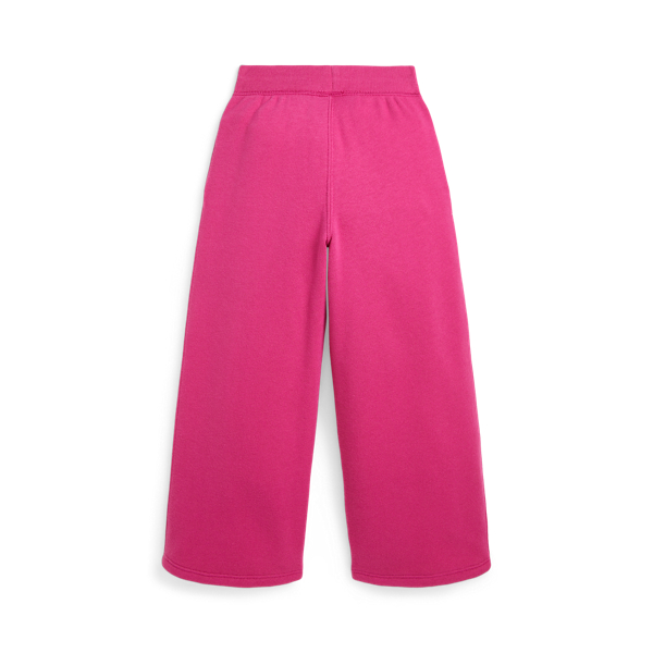 Fleece-Jogginghose mit weitem Bein Girls 1.5-6.5 Years in College-Pink/Navy 3