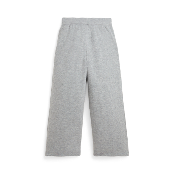 Andover Heather / Navy Fleece Wide-Leg Sweatpant Girls 1.5-6.5 Years 2