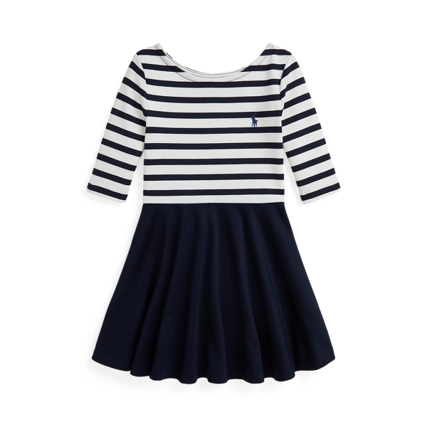 Striped Ponte Dress