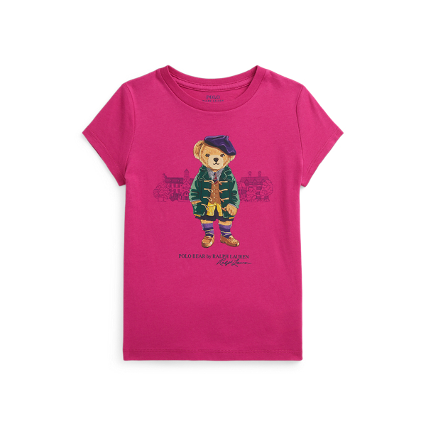Katoenen jersey T-shirt met Polo Bear