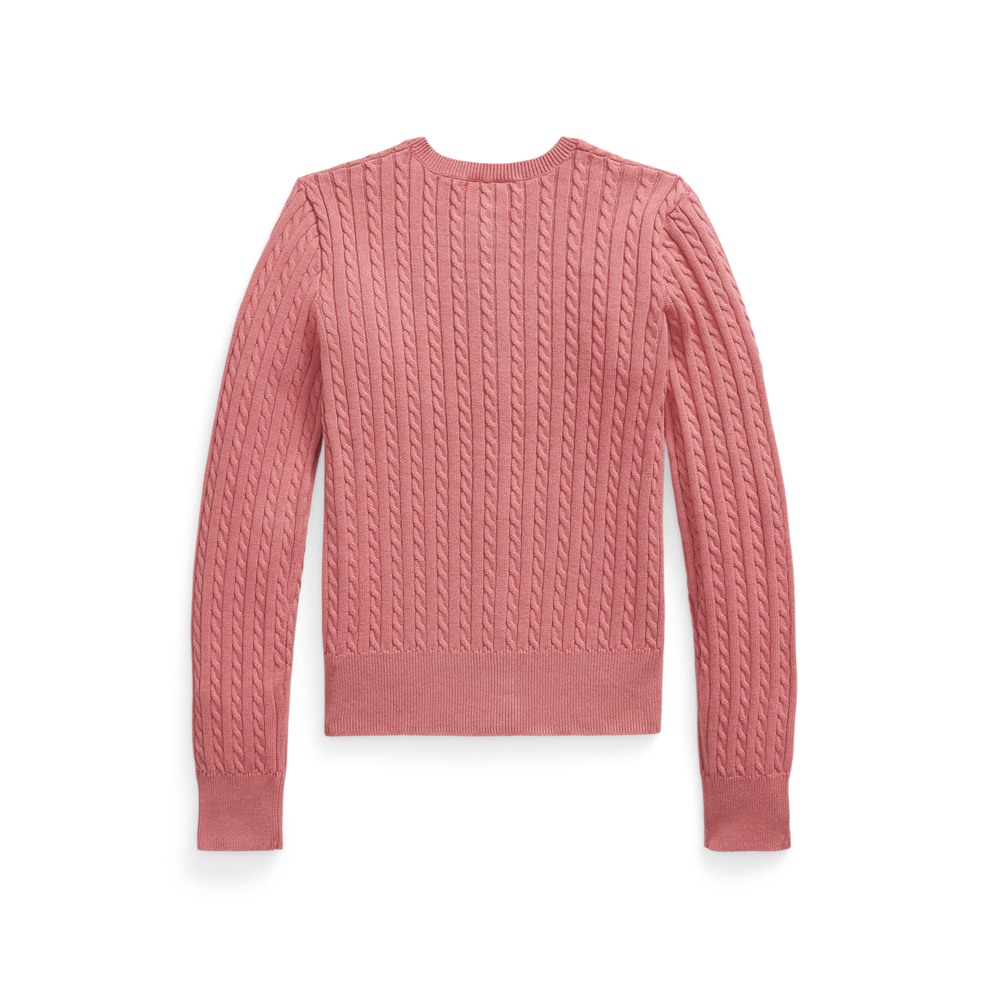 Детский кардиган Ralph Lauren Mini-Cable Cotton, цвет: Холщовый розовый — фото 1