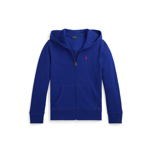 French Terry Full-Zip Hoodie Girls 7-16 for back to school, for fall 1