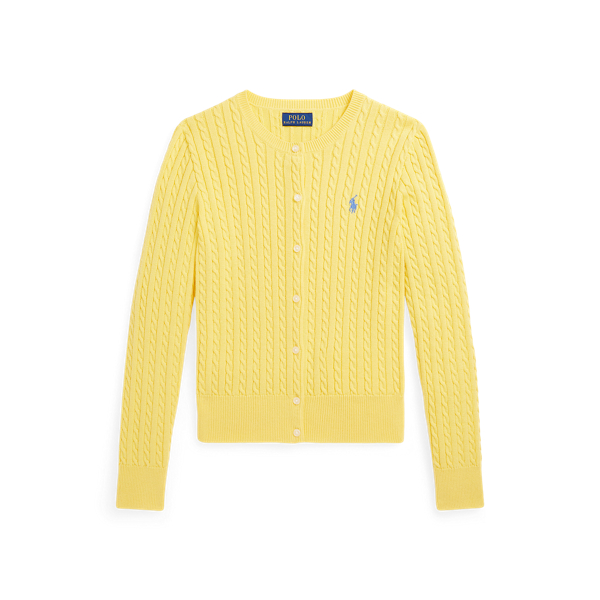 Mini-Cable Cotton Cardigan