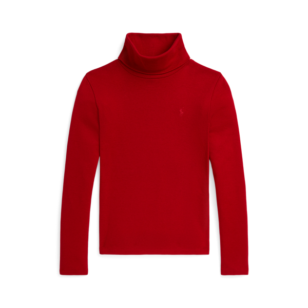 Ralph Red Gerippter Rollkragenpullover Girls 7-14 Years 1