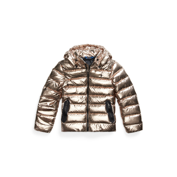 Chaqueta de plum&oacute;n metalizada Girls 7-14 Years en 1