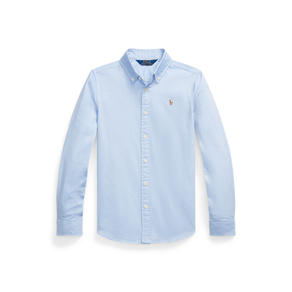 Chemise Oxford volant&eacute;e en coton