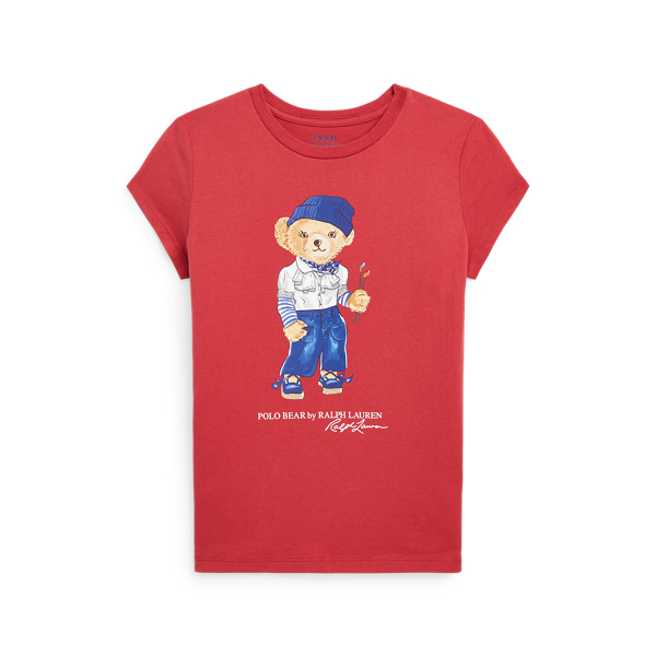 Polo Bear Cotton Jersey T-Shirt Girls 7-14 Years 1