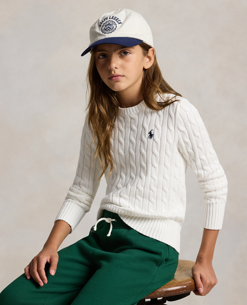 Cable-Knit Cotton Jumper