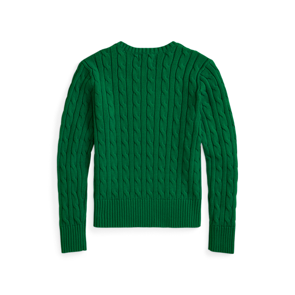 Cable-Knit Cotton Sweater