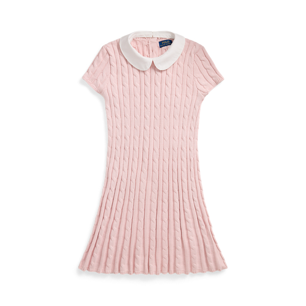 Cable-Knit Cotton Sweater Dress