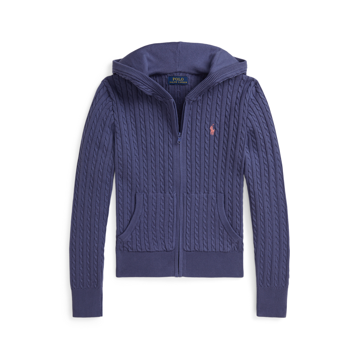 Mini-Cable Cotton Full-Zip Hoodie | ラルフ ローレン公式