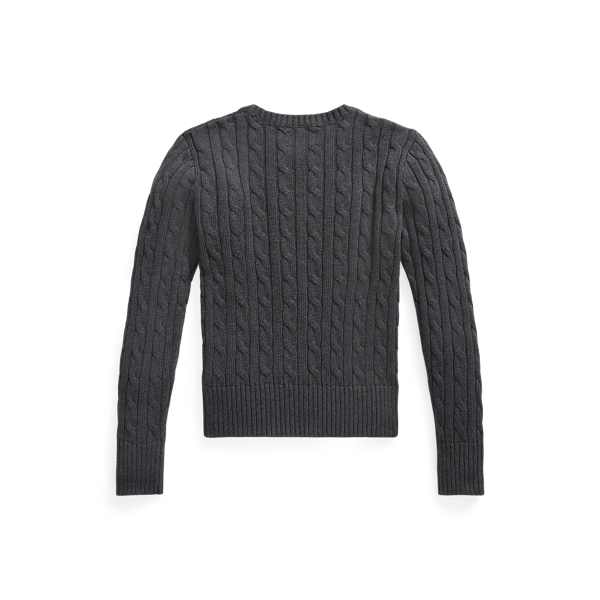 Windsor Heather Cable-Knit Cotton Jumper Girls 7-14 Years 2