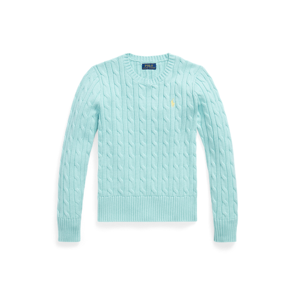 Baumwollpullover mit Zopfmuster Girls 7-14 Years in 1