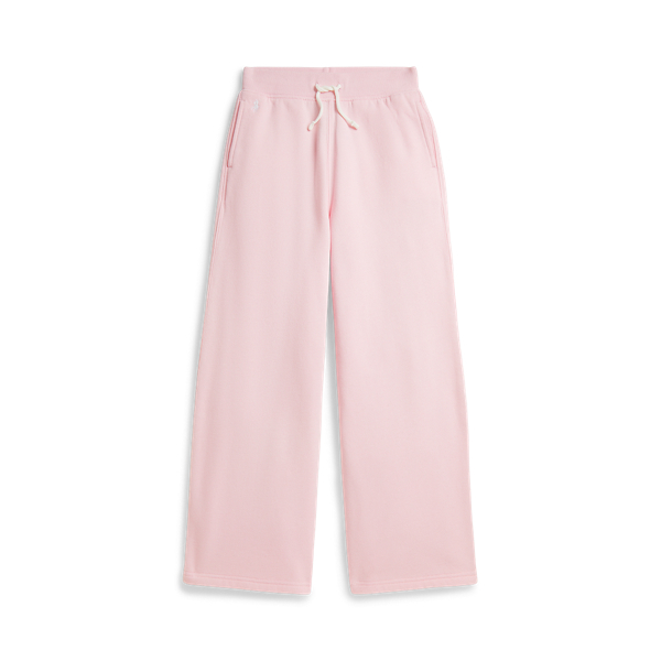 Fleece Wide-Leg Tracksuit Bottoms