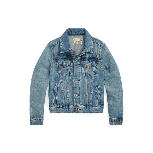 Trucker-Jacke aus Baumwolldenim