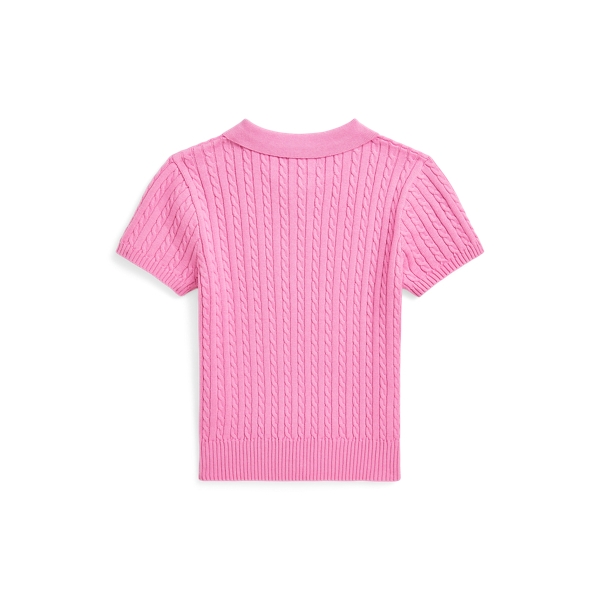 [폴로] Mini-Cable Cotton Polo Sweater