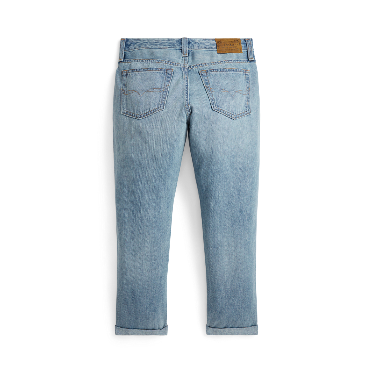 Детские джинсы Ralph Lauren Slim Taper Indigo, цвет: Варёный — фото 1