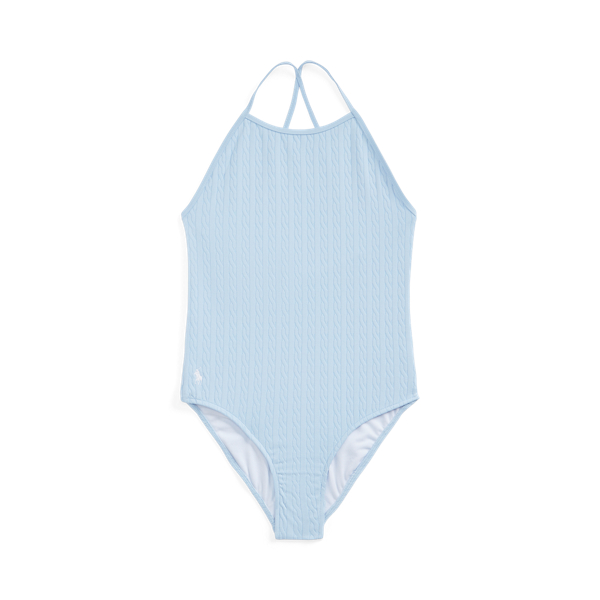 Stretch Jacquard One-Piece Swimsuit