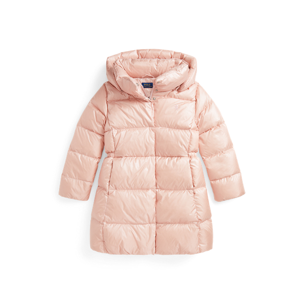 Ralph lauren long hooded down jacket online