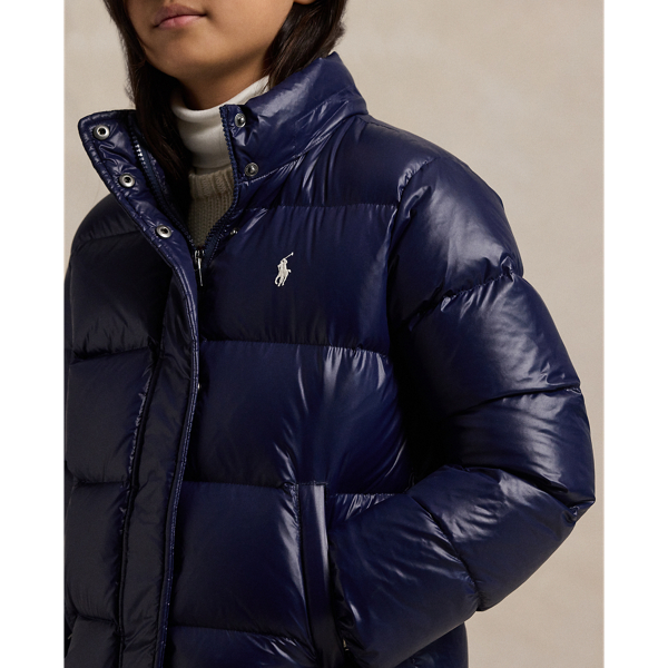 Ralph lauren down hooded coat on sale