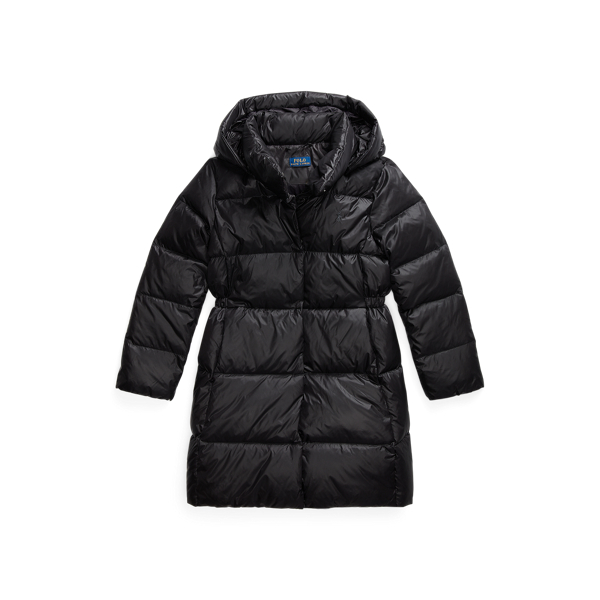 Polo ralph lauren long hooded down coat on sale