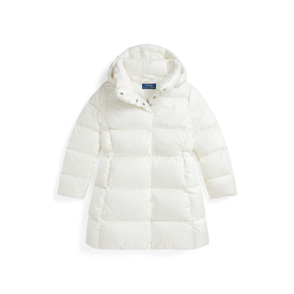 Quilted Long Jacket Girls 7-14 Years 1