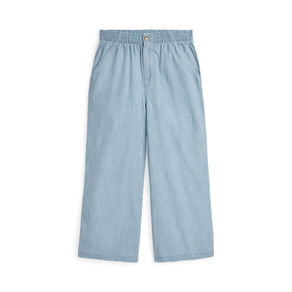 Polo Prepster Indigo Chambray Trouser Girls 7-14 Years 1