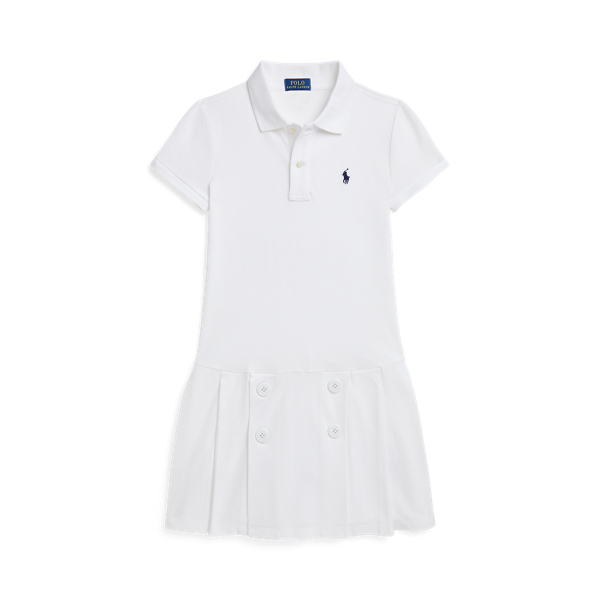 Polo Bear Stretch Mesh Polo Dress