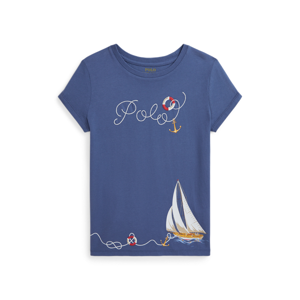 Nautical Logo Cotton Jersey Tee