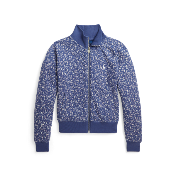 Floral Quilted Double-Knit Jacket Girls 7-14 Years 1