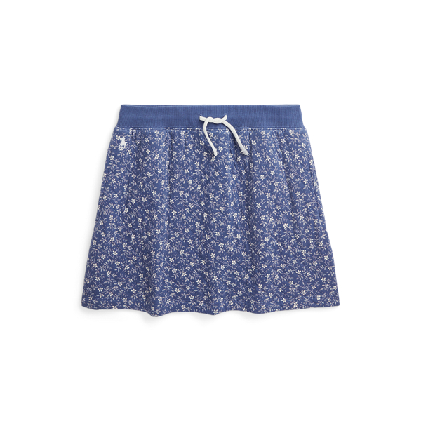 Jupe matelass&eacute;e fleurie en maille double Girls 7-14 Years en 1