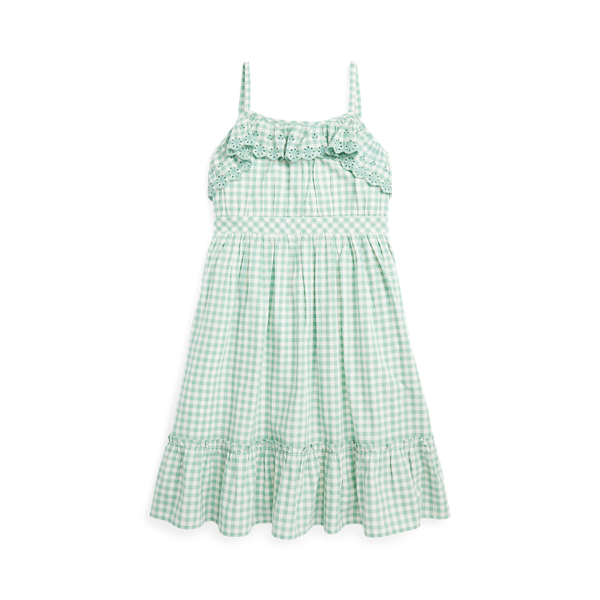 Gingham Cotton Madras Dress