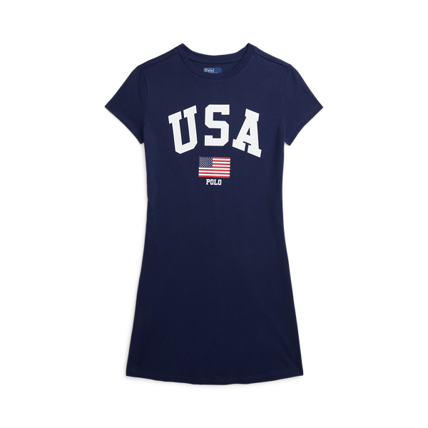 Team USA Cotton Tee Jersey Dress