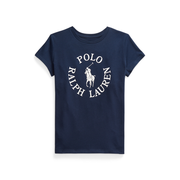 Big Pony Logo Cotton Jersey T-Shirt Girls 7-14 Years 1