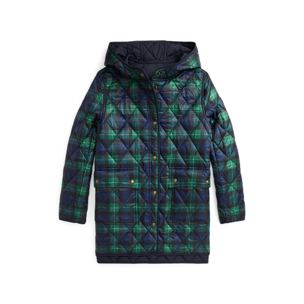 Girls Hooded store Quilted Jacket.