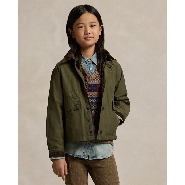 Boxy Utility Jacket for Girls Ralph Lauren UK